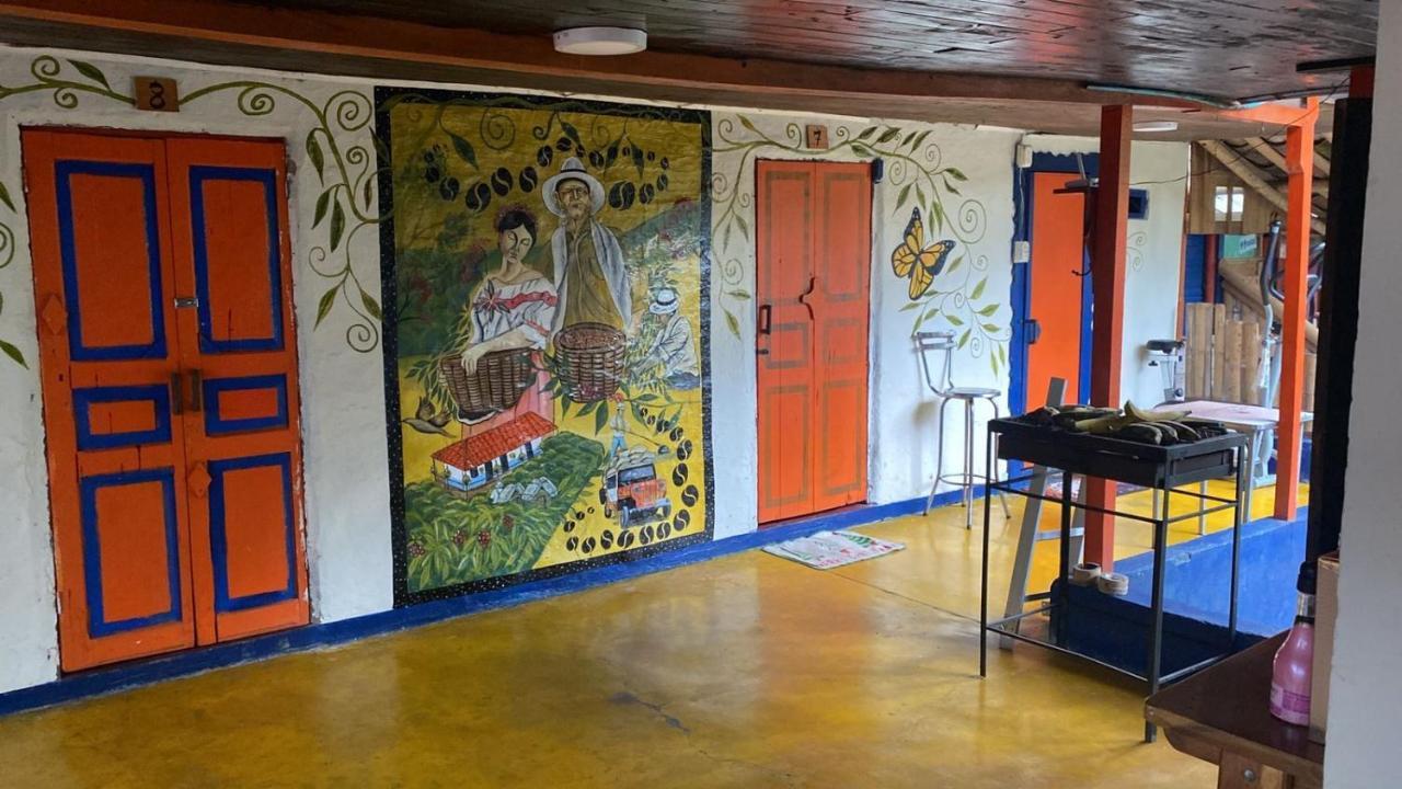 Hostal La Pijarana Salento Exterior foto